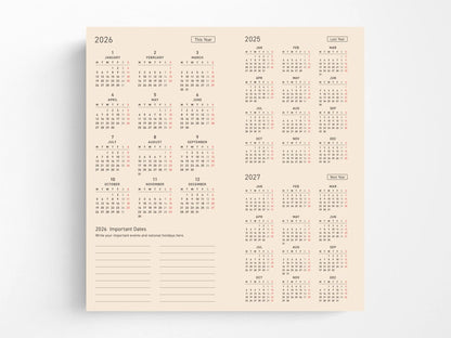 Hobonichi Techo 2026 - Bow & Tie: In the Forest